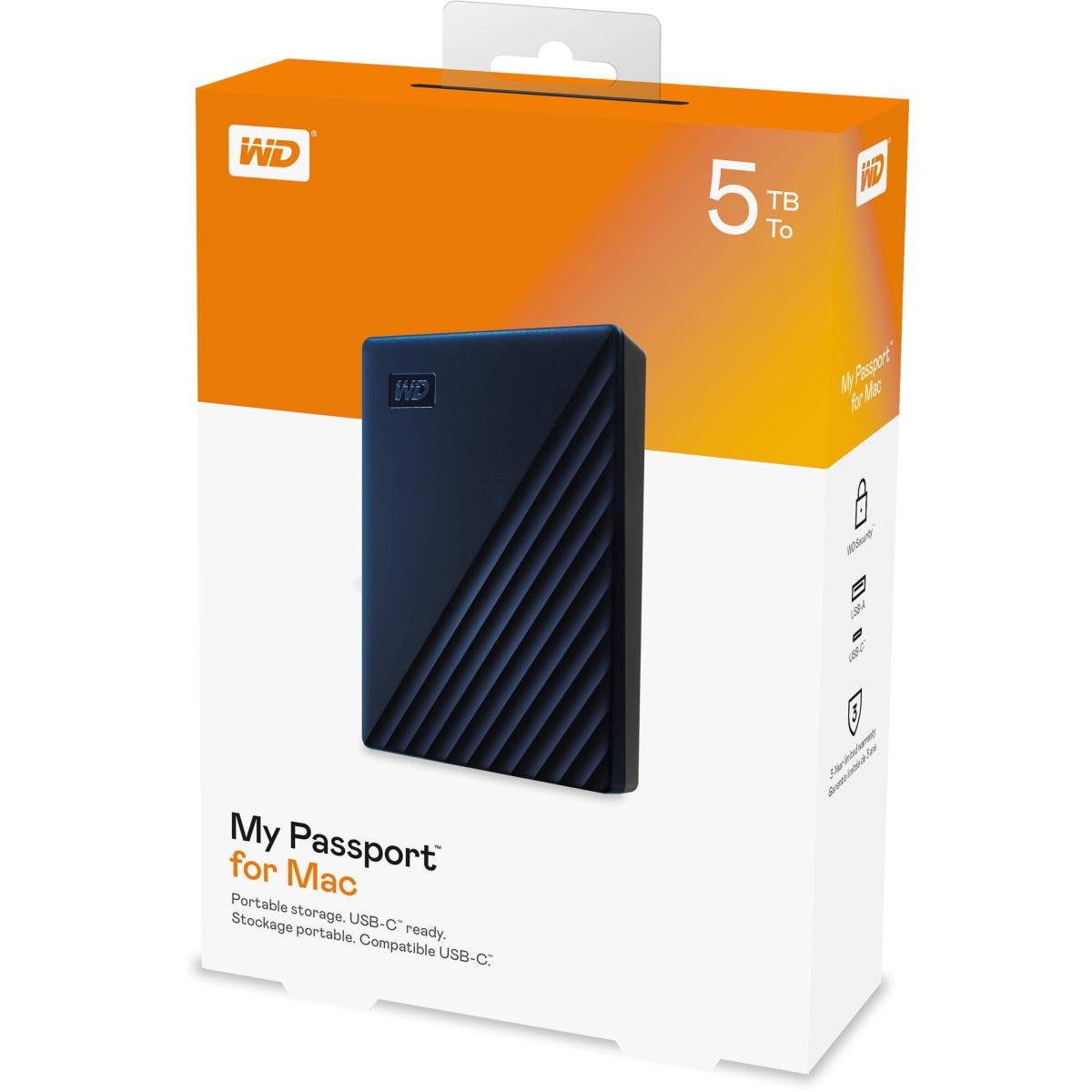 HDD EXT WD 5T MY PASSPORT