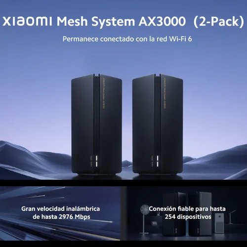 ROUTER Mi AX3000 2PACK W6 RA82