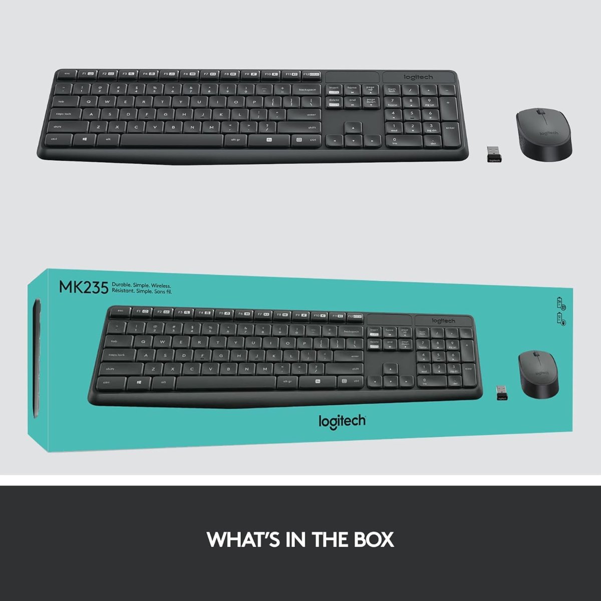 KBM LOGITECH WL MK235