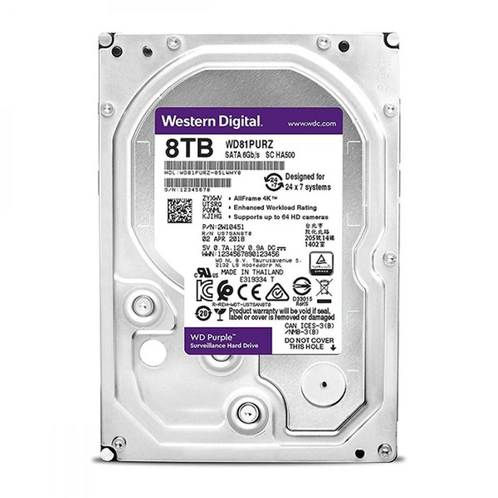 HDD WD 8TB PURPLE
