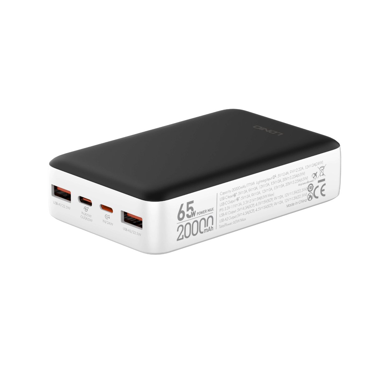 PB 20K LDNIO PQ27 65W