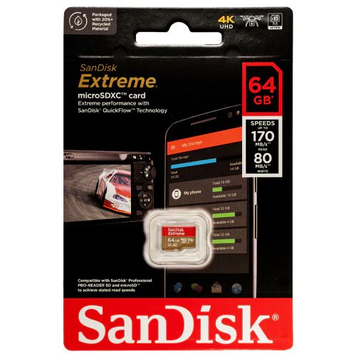 SD MICRO 64GB SANDISK  SDSQXAH