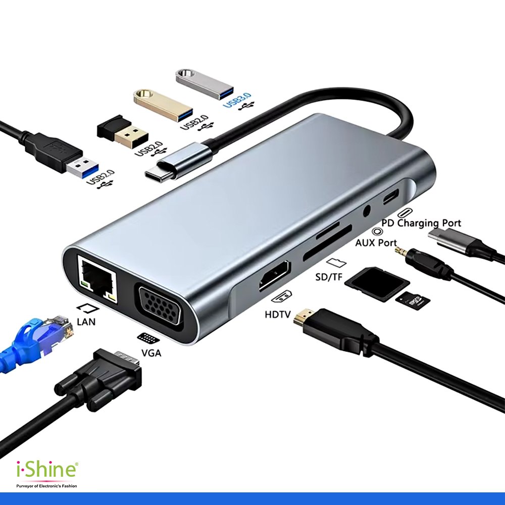 Type C to HD adapter 11in1