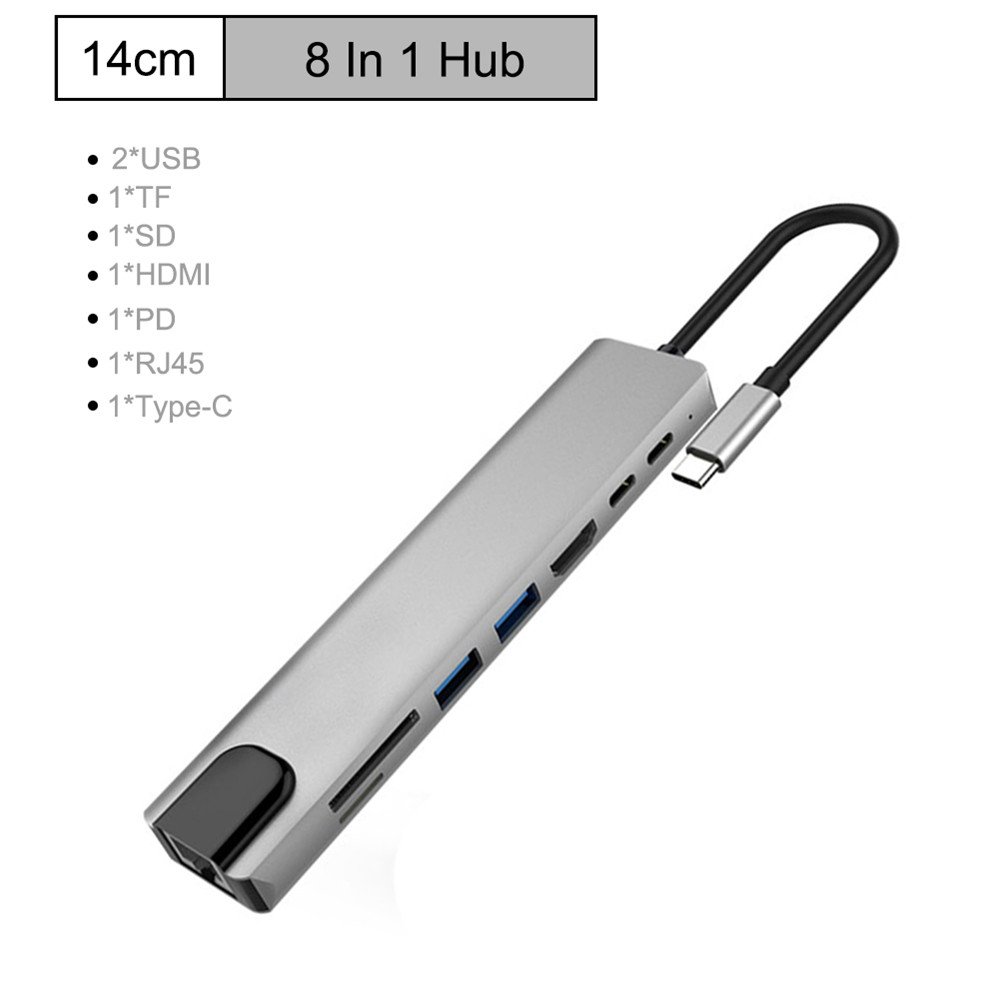 Type C to HD adapter 8in1